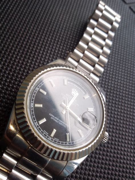 rolex 72200 cl5 original vs fake vs real